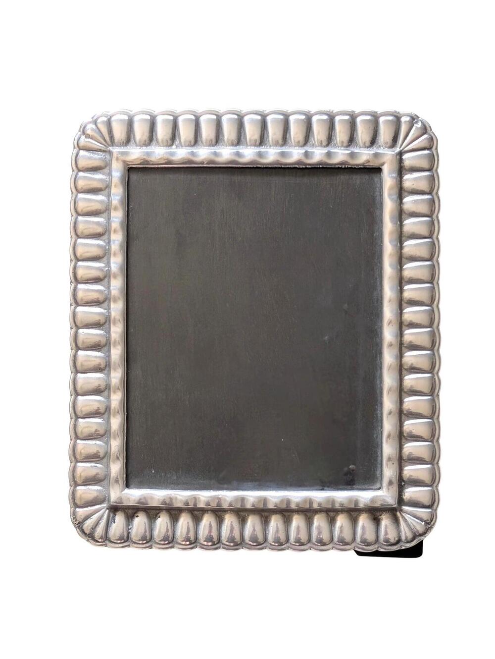 Vintage Holland Boone Pewter Tabletop Photo Frame - Handcrafted in Mexico